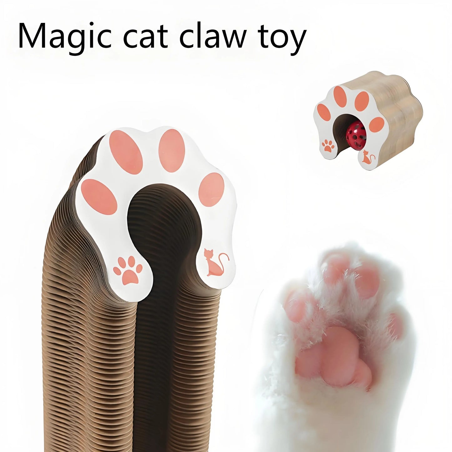 Cat Scratching Board with Bell
