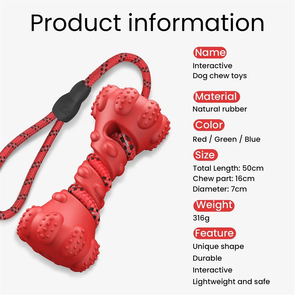 Interactive Rubber Chewing,Indestructible Dog Toy