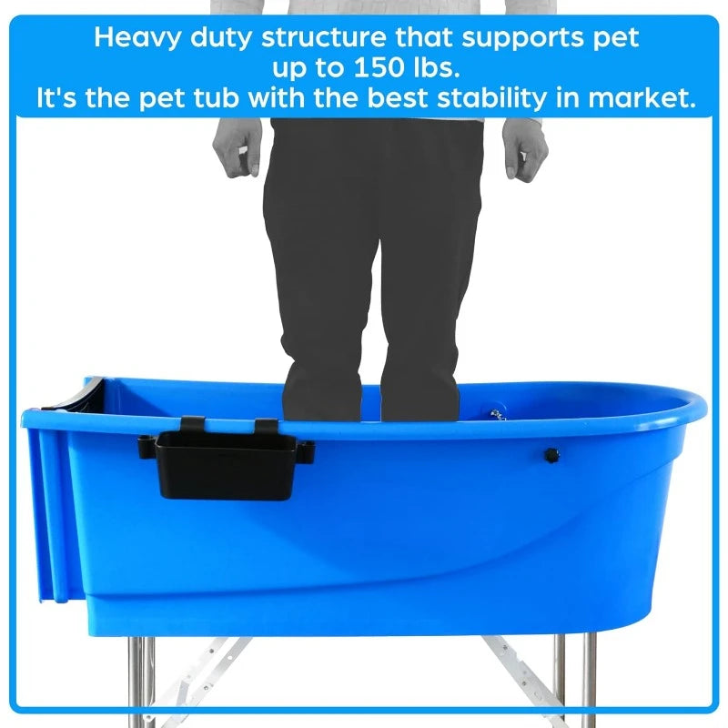 45" Pet Grooming Bathtub Wash Station