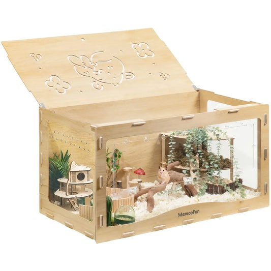 Wooden Hamster Cage House High Quality Design