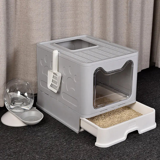 XXL Litter Box with Front Entry & Top Exit