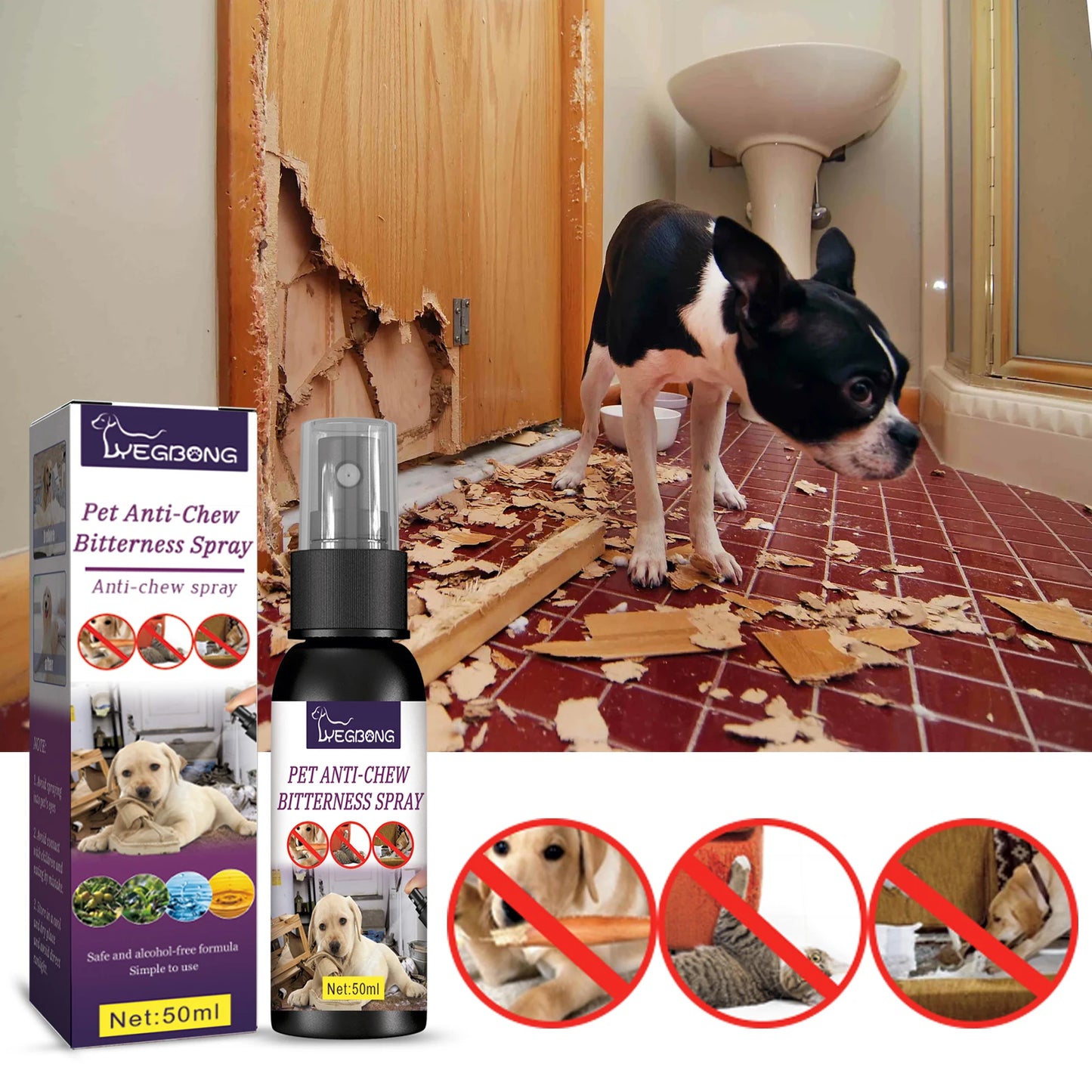 Spray Bitterness Anti Dog Chew Prevention Liquid