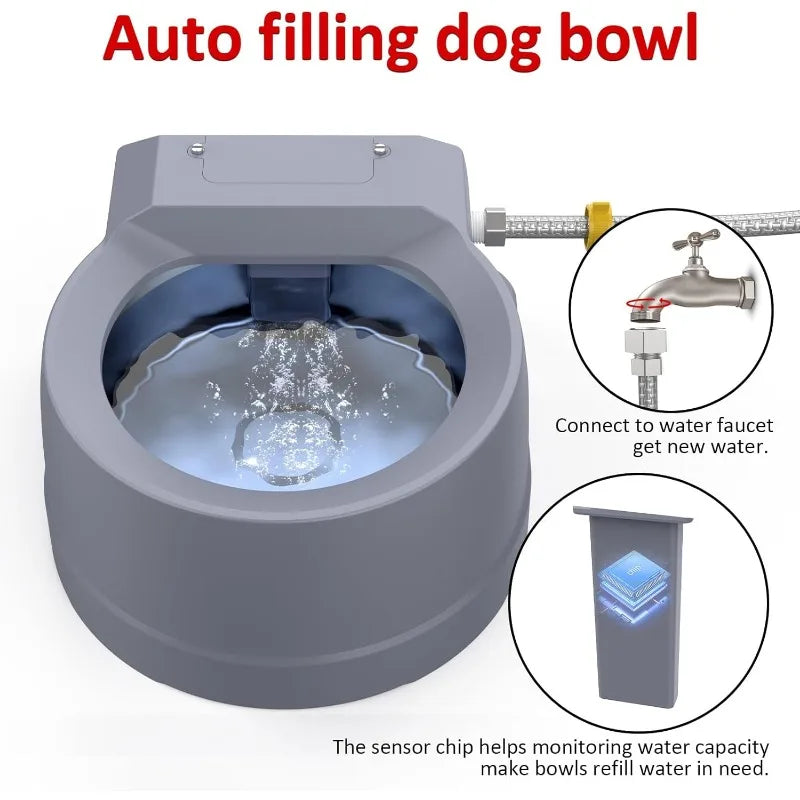 Dog Water Fountain Auto Filling Water Dispenser