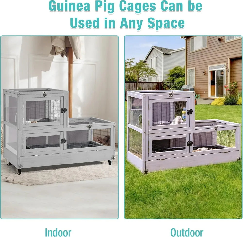 Guinea Pig Cage,2-Story Hamster Cage