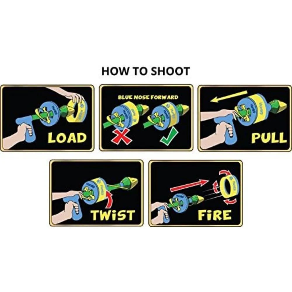 Flying Ring Launcher Dog Exerciser Starter Pack