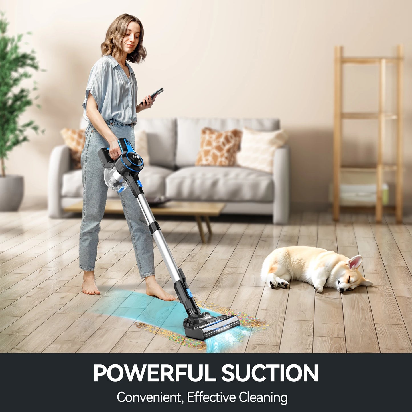 Lightweight Stick Vacuum for Hard Floor Carpet