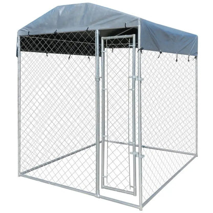 Outdoor Dog Kennel Heavy Duty Large with Canopy