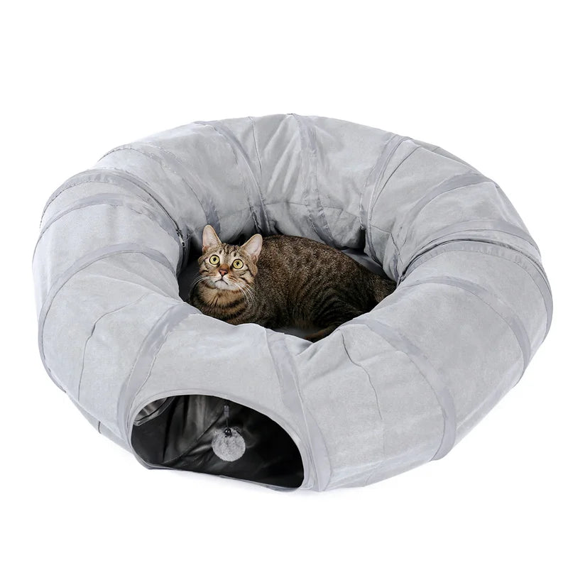 Cat Tunnel Pop Up Bed Collapsible