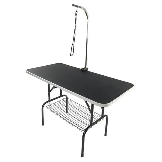 Foldable Grooming Table with Adjustable Arm 48 Inch