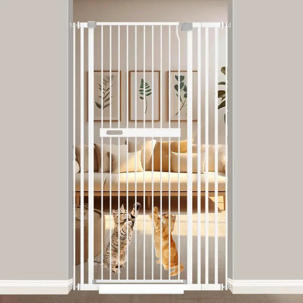 70.86" Extra Tall Cat Pet Gate, 29.92-37.79" Wide Gate