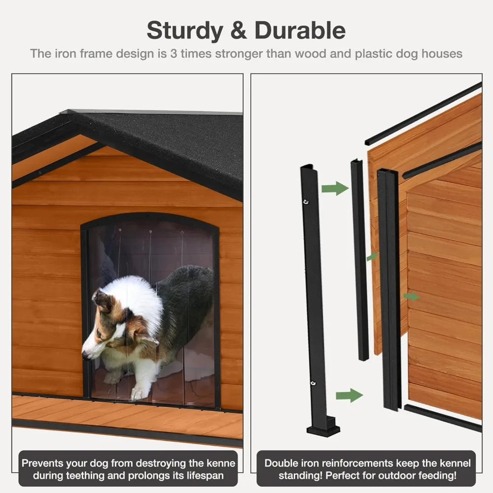 Heated Dog House Outdoor Insulated