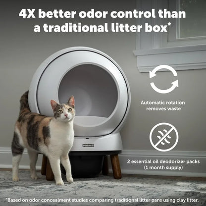 Automatic Cat Litter Box with Health Monitoring