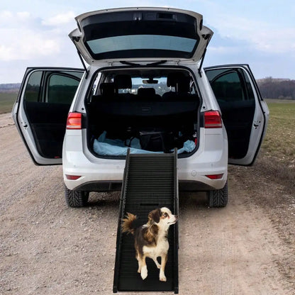 61" Folding Ramp Portable for Car Truck SUV Non-Slip Stairs