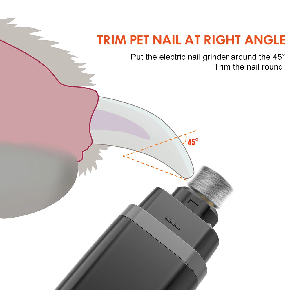 Electric Dog Nail Grinder Rechargeable