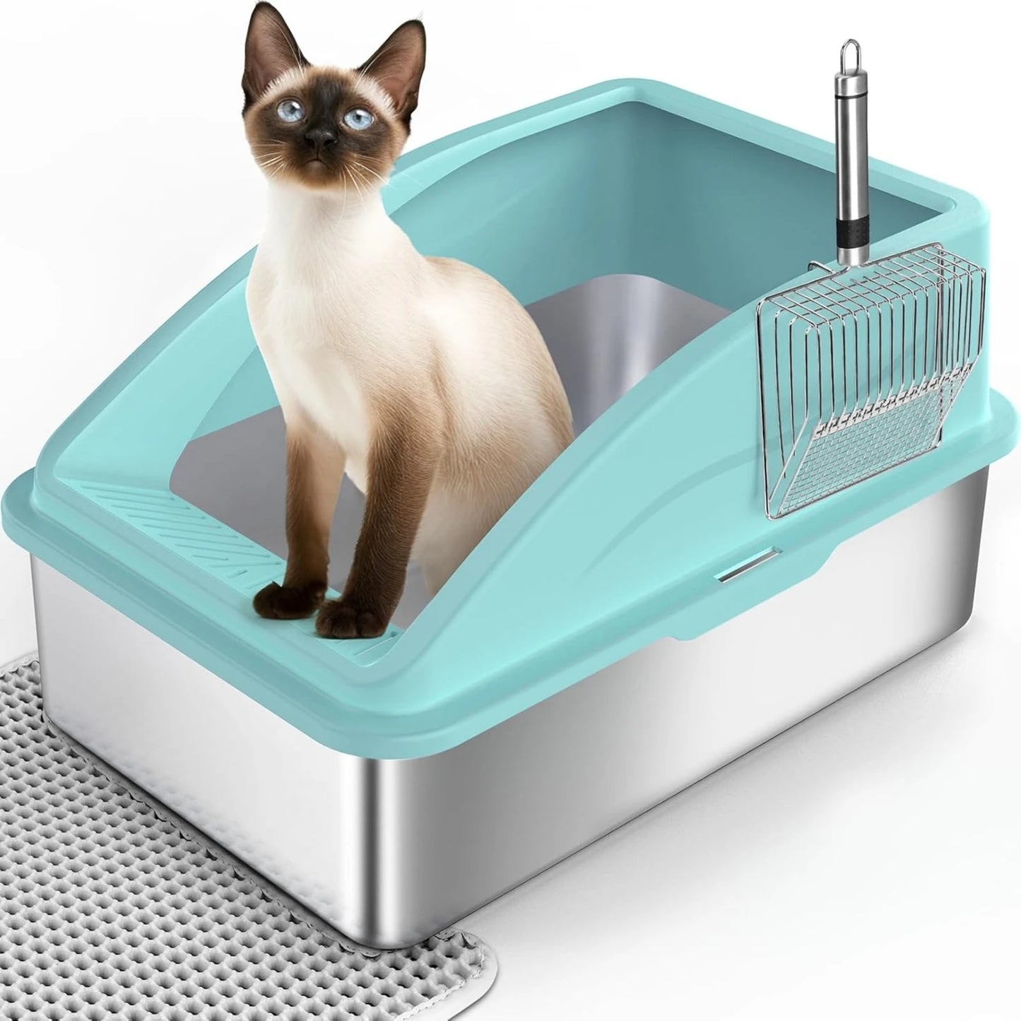 Stainless Steel Litter Box,XL