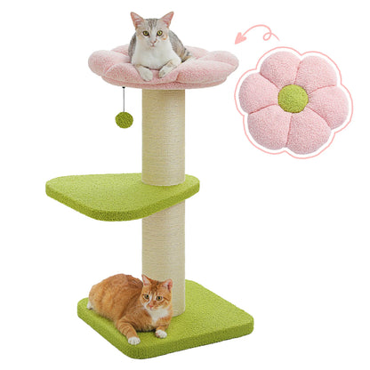 Scratching Post Cat Tower for Indoor Cats