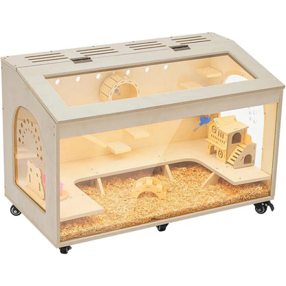 Hamster Animal Cabinet for Dwarf Syrian Hamsters