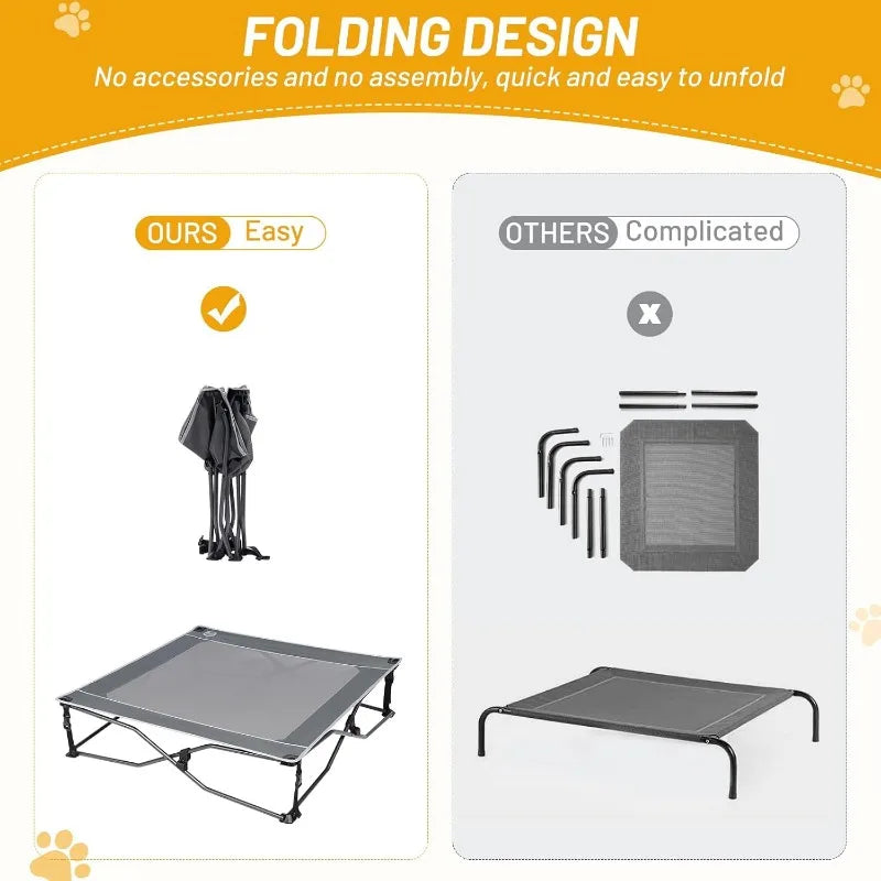 Portable Folding Dog Bed for Medium Dogs