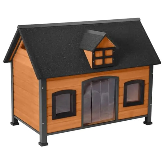 Large Dog House Insulated Wooden Kennel