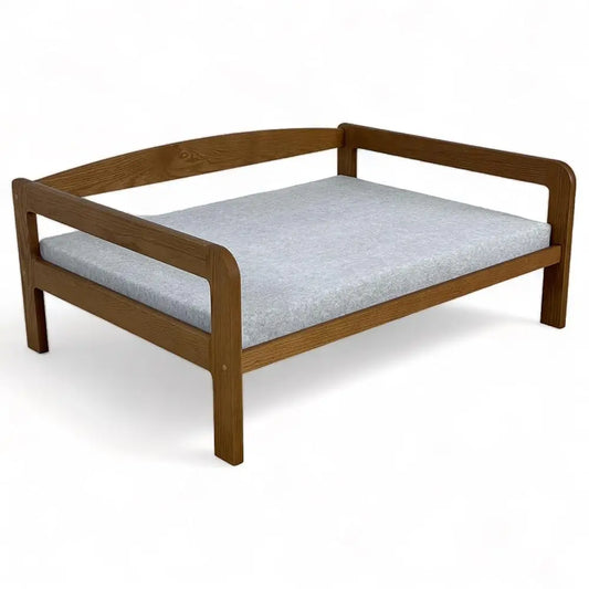 Elevated Dog Bed, Made In The Usa, Solid Wood Frame