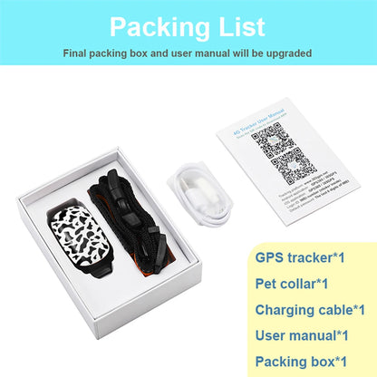 4G GPS Pets Tracker Waterproof Anti-Lost Locator