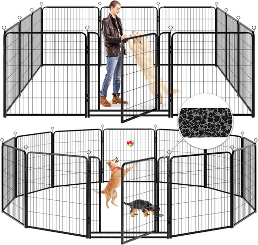 Dog Playpen Outdoor Extra Wide 12 Panels 40" Height