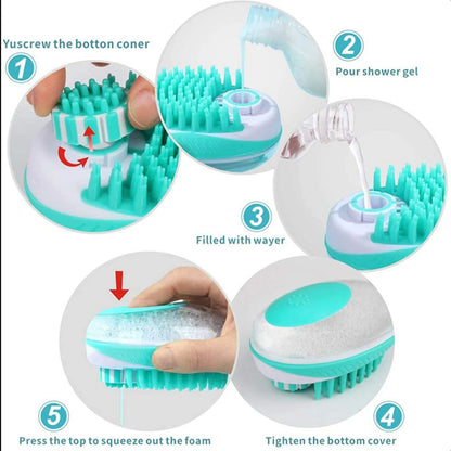 premium double-sided pet grooming brush