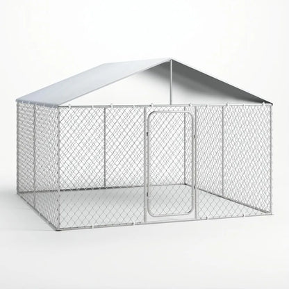 10×10FT Outdoor Dog Kennel with Cover