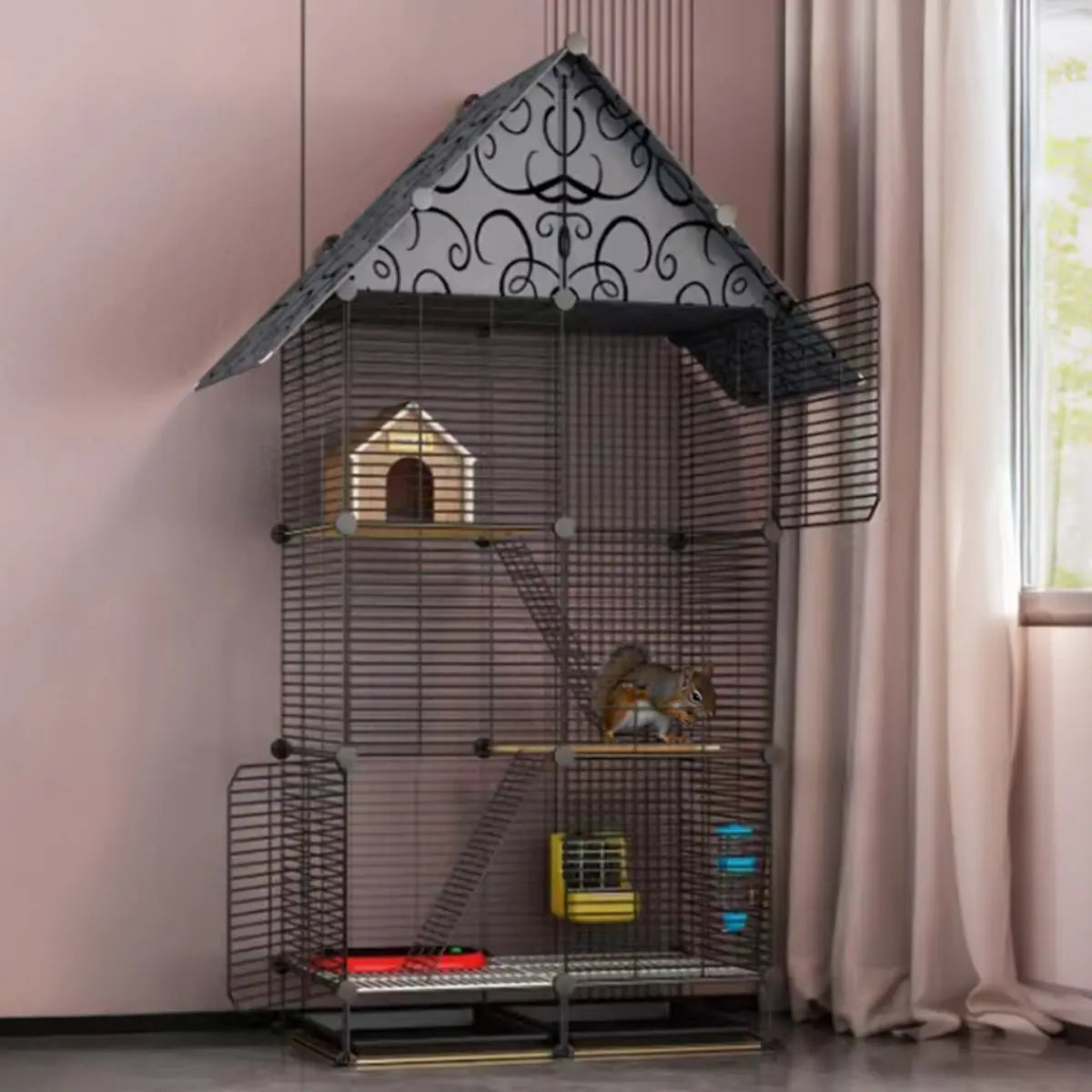 Spacious & Sturdy Hamster Cage: