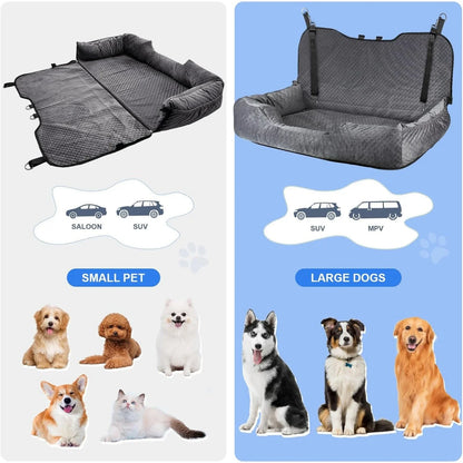 Dog Bed Car Seat Fully Detachable Extra Large