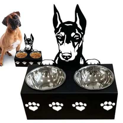 Stainless Steel Detachable Feeding Bowl Holder