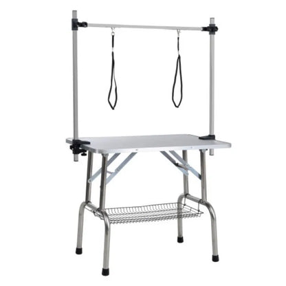 36" Folding Pet Grooming Table Stainless Steel