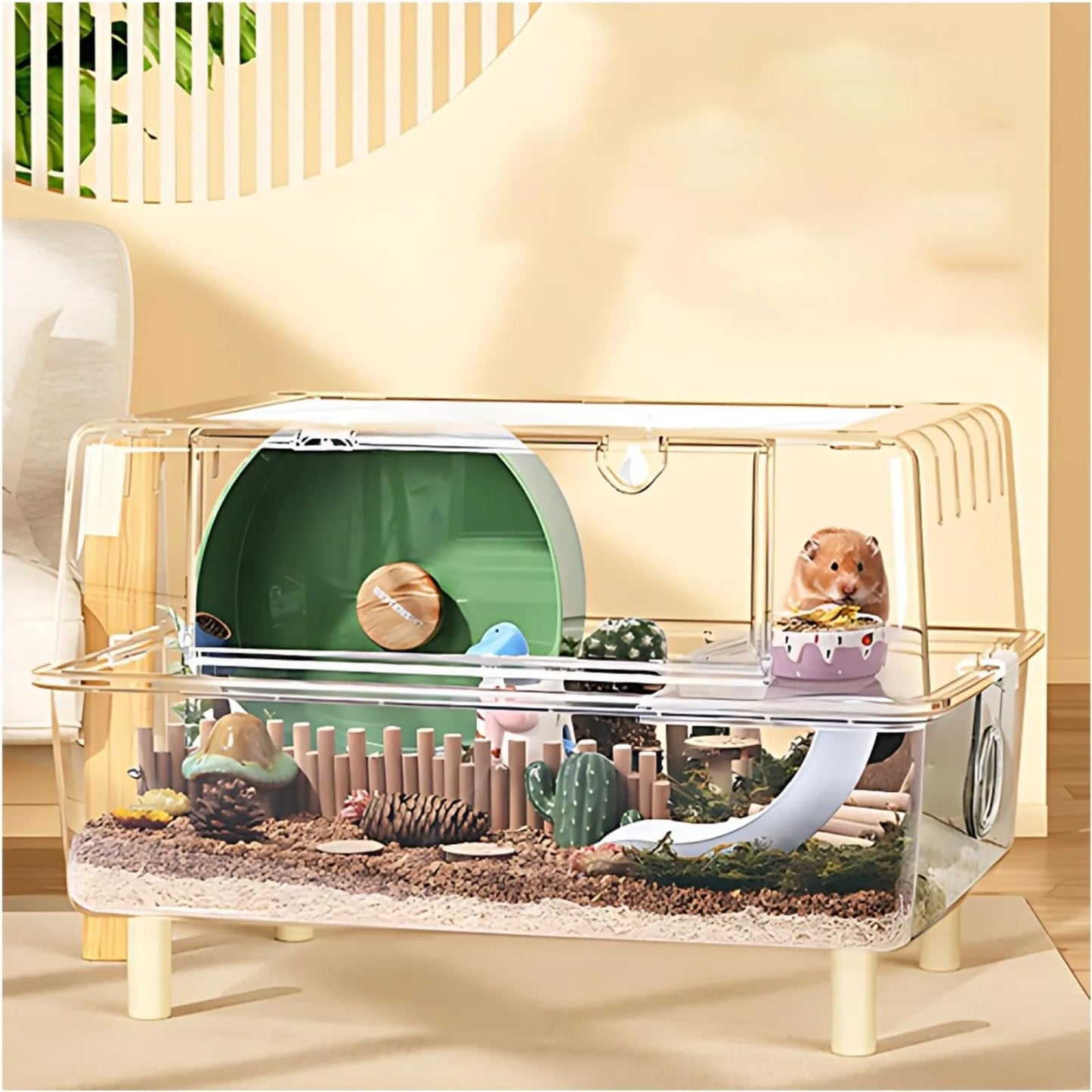 Hamster Animal Cabinet for Dwarf Syrian Hamsters