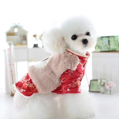 Pet Jacket Exquisite Dog Tang Suit