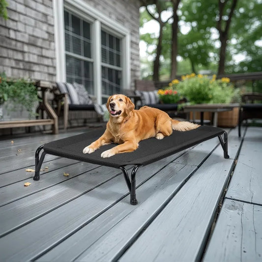 Large Raised Dog Bed Off Ground, Cooling