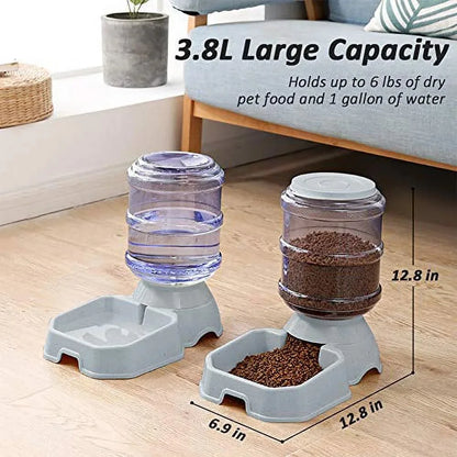 Pet Feeder and Water Food Dispenser