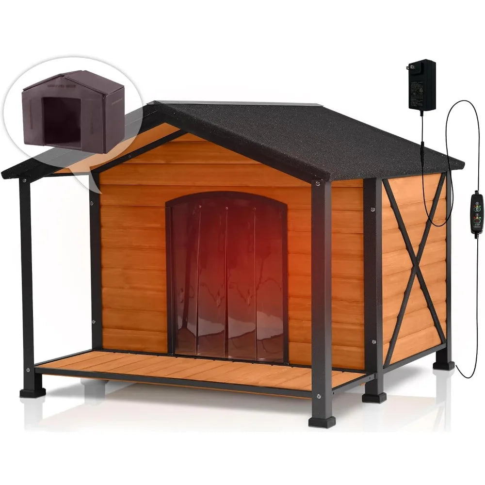 Heated Dog House Outdoor Insulated