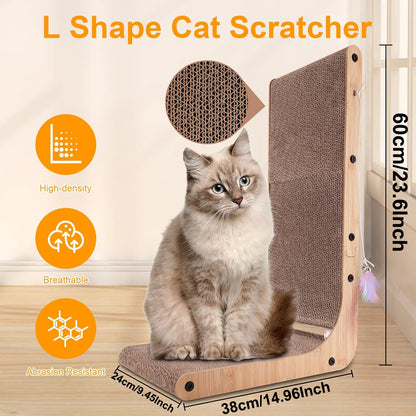 L Shape 23.6 Inch Cat Scratcher