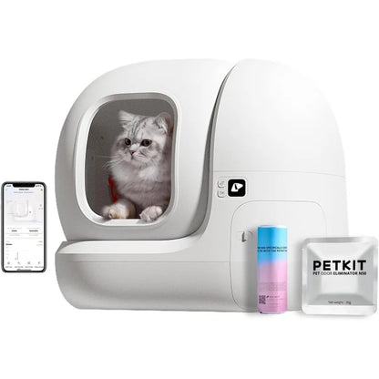 Litter Box with N50 Odor Eliminator, Automatic