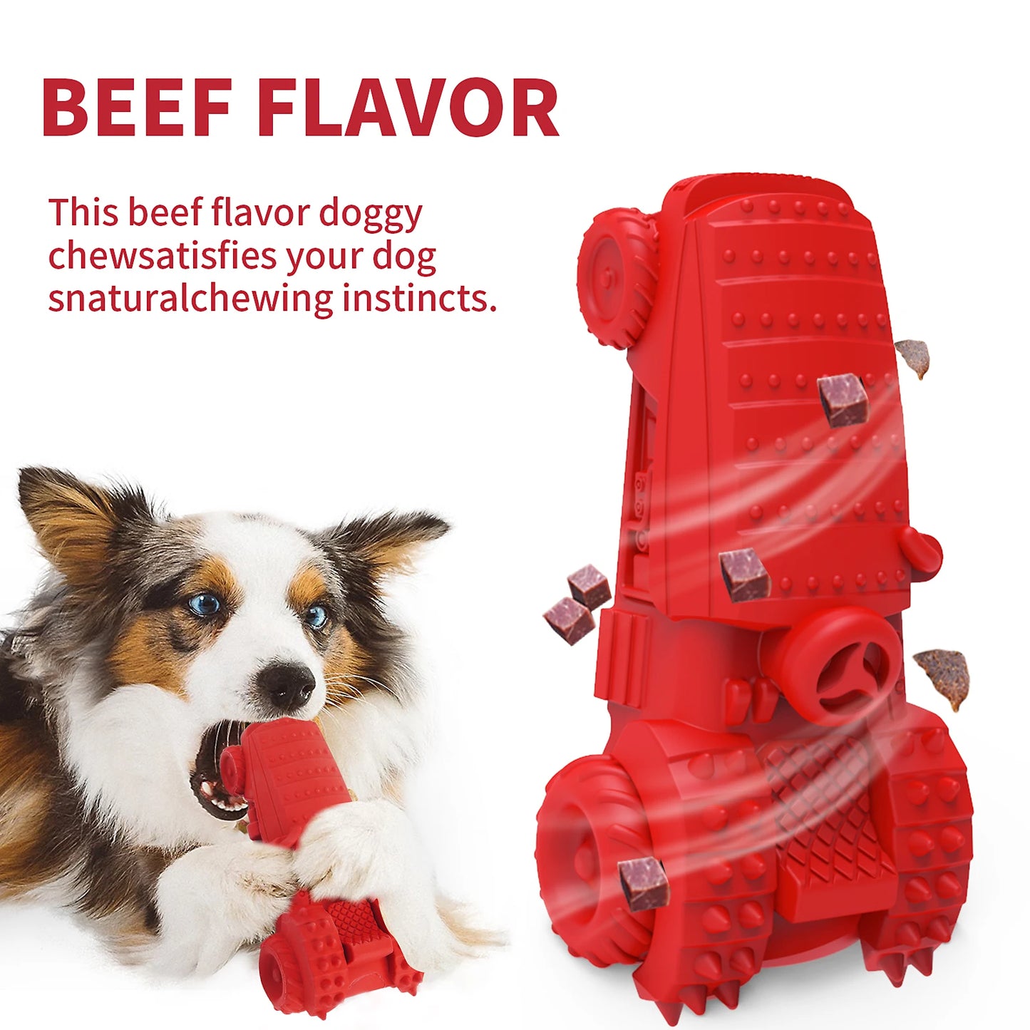 Non-Toxic Natural Rubber Interactive Dog Toy