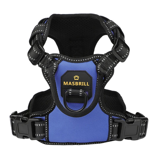 Dog Harness Pet Reflective Nylon No Pull