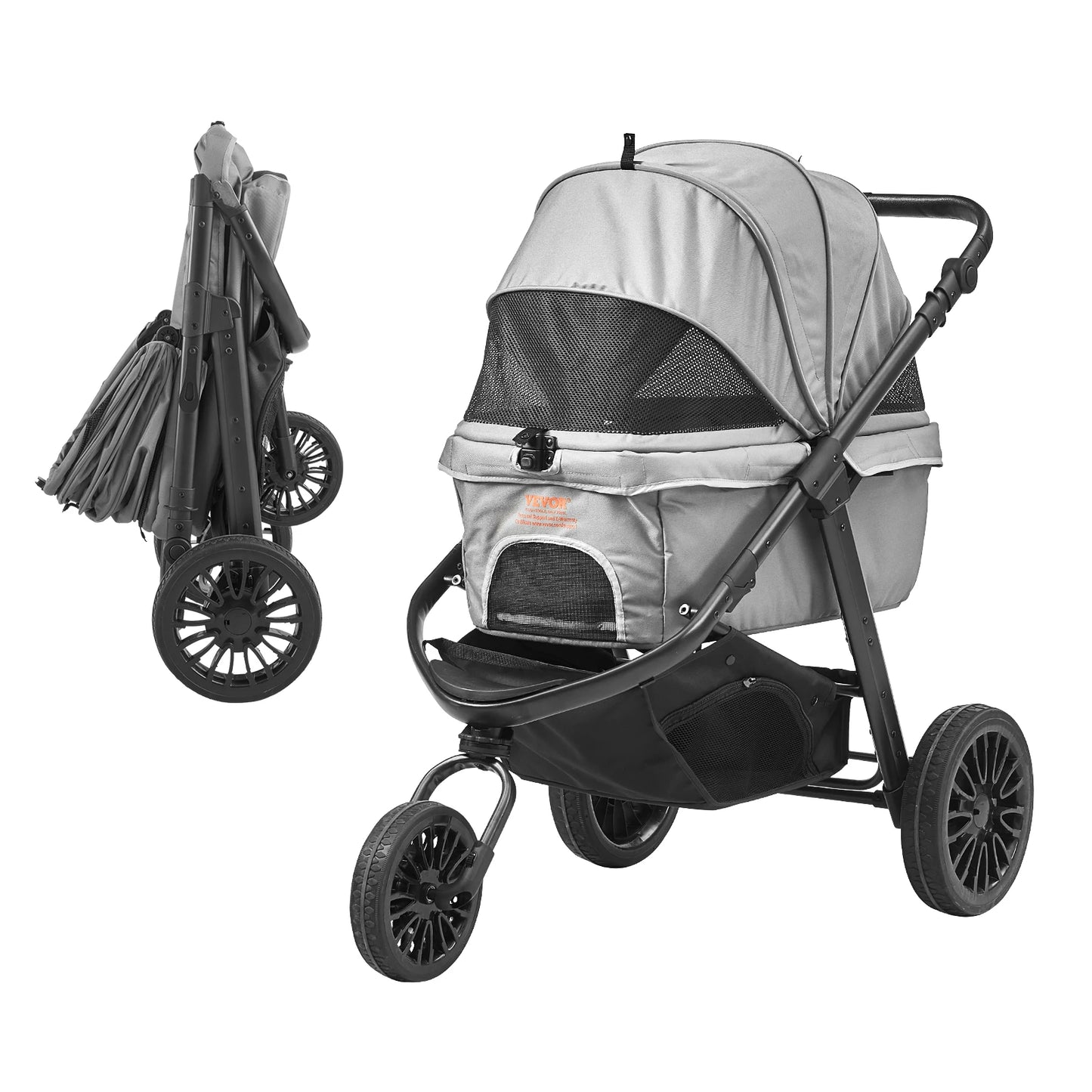 Pet Stroller Carrier Dog Cat Strollers Lightweight