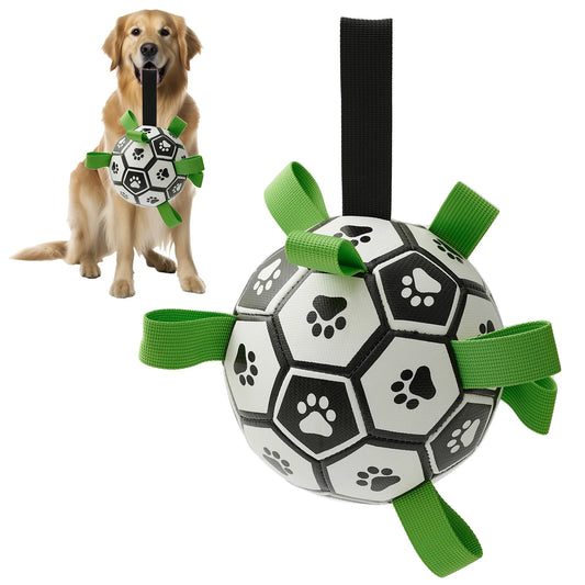 2pcs Interactive Soccer Ball with Straps for Tug of War