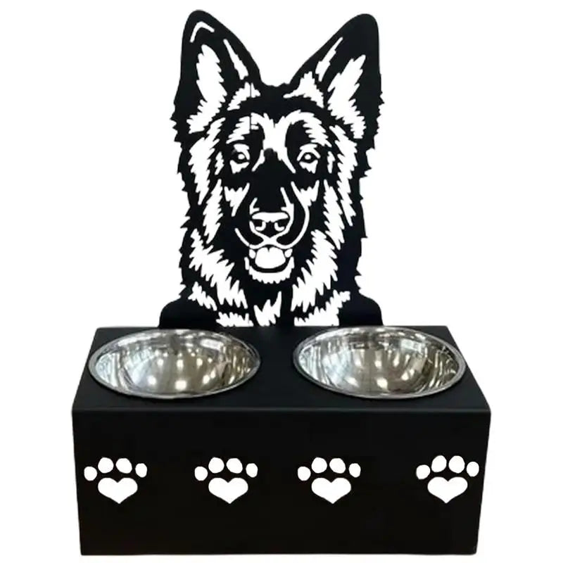 Stainless Steel Detachable Feeding Bowl Holder