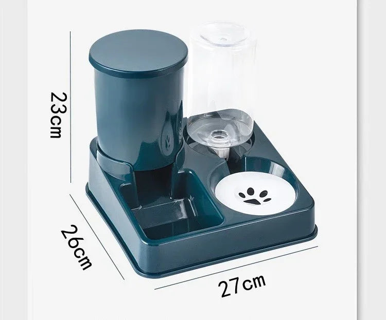 Automatic Cat Feeder Water Dispenser Set