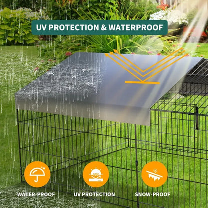 Chicken Coop with Waterproof Cover