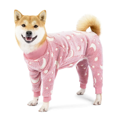 Winter Dog Jumpsuit Warm Fleece