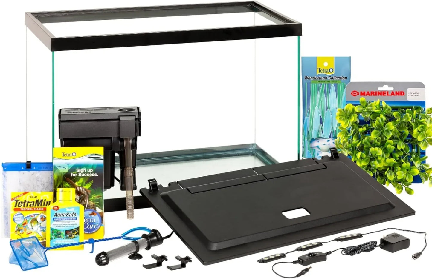 Aquarium 20 Gallon Fish Tank Kit,