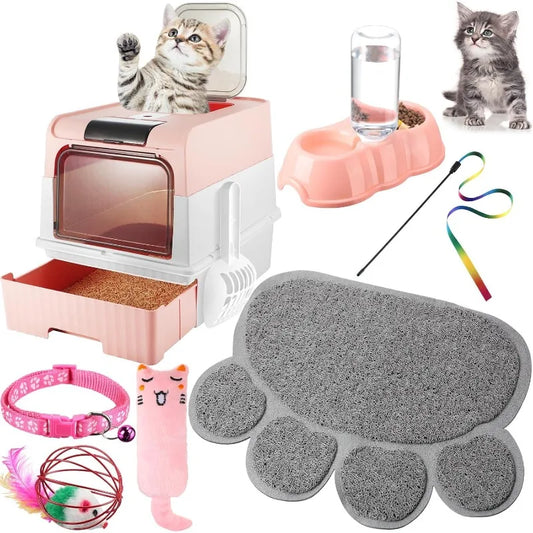 7 Pcs Small Cat Starter Kit