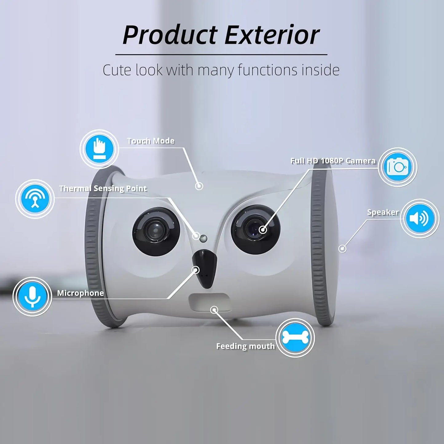 Pet Camera with Treat Dispenser
